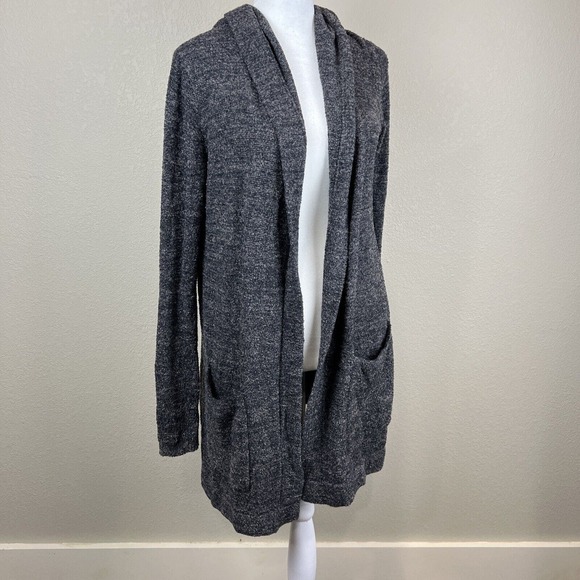 Barefoot Dreams Cardigan Women Small CozyChic Gray RESORT CARDI Knit Sweater‎ - Picture 1 of 10